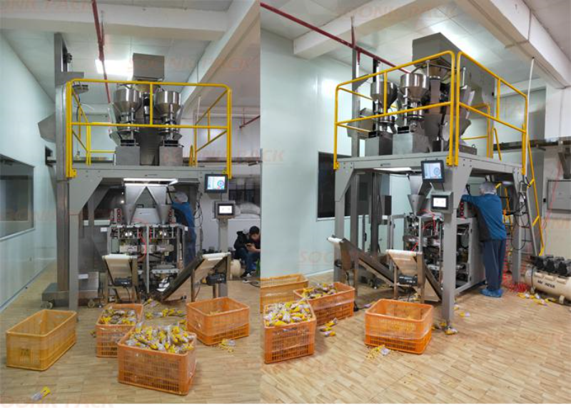 立式食品包裝機_腐竹花生顆粒包裝機_螺螄粉配料包自動包裝機