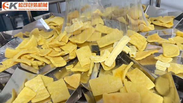 全自動蝦片包裝機(jī)組合稱部分